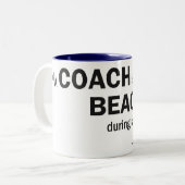 Twee-toonaangevende mok - 'Een coach is je baken.. (Voorkant links)