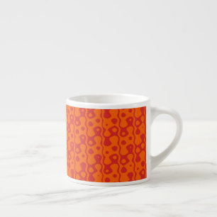 Twee toonbruine achtergrond espresso kop