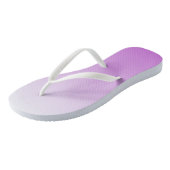 Twee-toongradiënt ombre lila paars teenslippers (Schuin)
