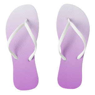 Twee-toongradiënt ombre lila paars teenslippers