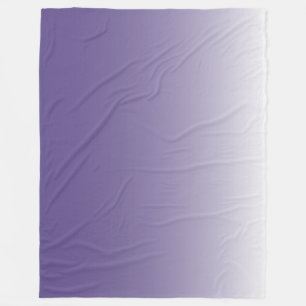 Twee-toongradiënt ombre Ultra Violet Fleece Deken