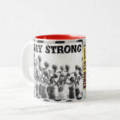 Twee toonkoffie-mok tweekleurige koffiemok (Voorkant links)