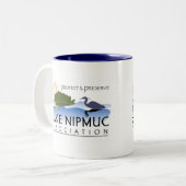 Twee-toonkoffie-mok Tweekleurige Koffiemok (Voorkant links)