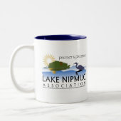 Twee-toonkoffie-mok Tweekleurige Koffiemok (Links)