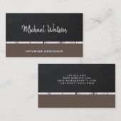 Twee toonleder | Raadpleging | Houtsim Visitekaartje (Voorkant / Achterkant)