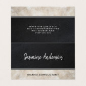 Twee toonleder | Raadpleging Visitekaartje (Buitenkant ongevouwen)