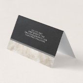 Twee toonleder | Raadpleging Visitekaartje (Achterkant)