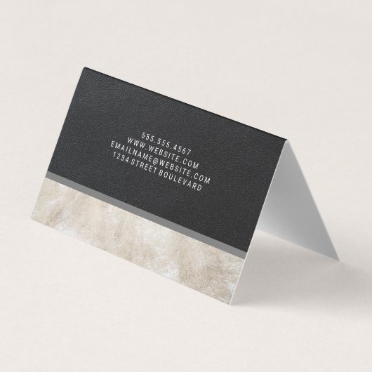 Twee toonleder | Raadpleging Visitekaartje (Achterkant)