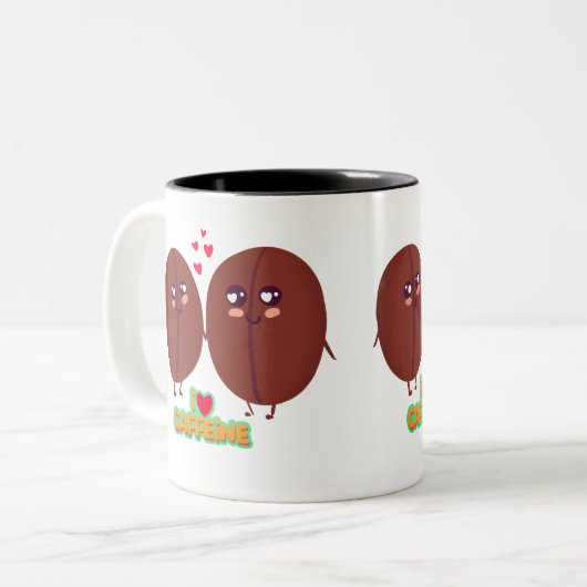 Twee toonmok tweekleurige koffiemok (Voorkant links)