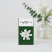 Twee toonoptische Magnolia Visitekaartje (Staand voorkant)