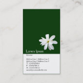 Twee toonoptische Magnolia Visitekaartje (Achterkant)