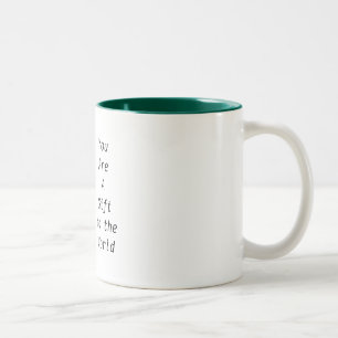 twee toons smaragdgroene binnenkant koffiemok tweekleurige koffiemok