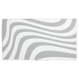 Twee toonzebrapatronen grijs en beige modern kussensloop