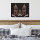 Twee torens van Rofey Canvas Afdruk (Insitu (Slaapkamer))