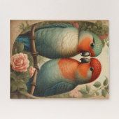 Twee Tortelduifjes Legpuzzel (Horizontaal)