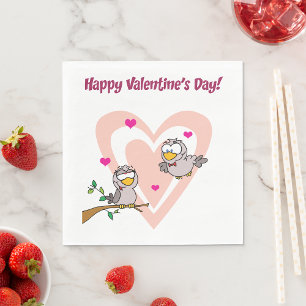 Twee Tortelduifjes Servet