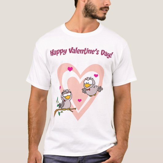 Twee Tortelduifjes T-shirt (Voorkant)