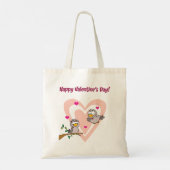 Twee Tortelduifjes Tote Bag (Achterkant)