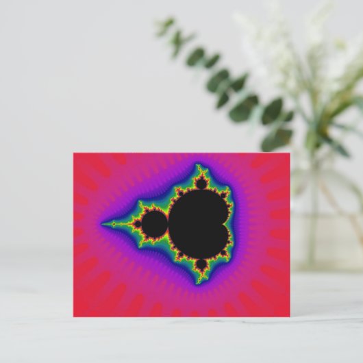 Twee tot de macht van het Veertig Briefkaart (Staand voorkant)