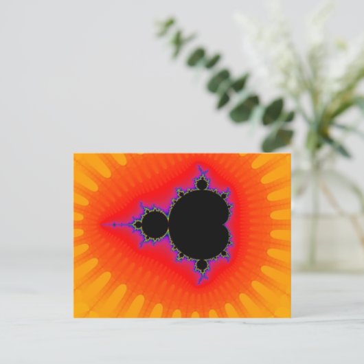 Twee tot de macht van het Veertig Briefkaart (Staand voorkant)