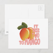 Twee tot Mango Briefkaart (Voorkant / Achterkant)