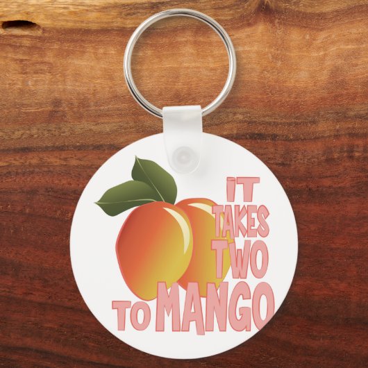 Twee tot Mango Sleutelhanger (Voorkant)