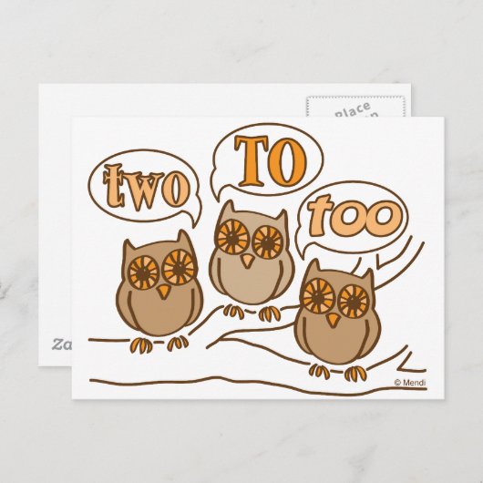 Twee tot twee briefkaart (Voorkant / Achterkant)