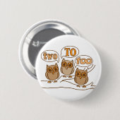 Twee tot twee ronde button 5,7 cm (Voorkant /achterkant)