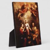 Twee tradities - de Heilige Familie - Murillo Fotoplaat (Zijkant)