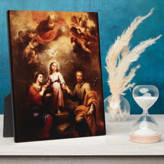 Twee tradities - de Heilige Familie - Murillo Fotoplaat (Zijkant)