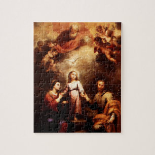 Twee tradities - de Heilige Familie - Murillo Legpuzzel