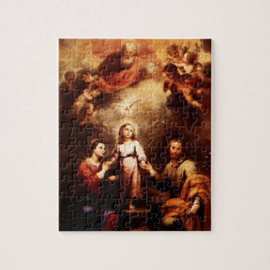 Twee tradities - de Heilige Familie - Murillo Legpuzzel (Verticaal)