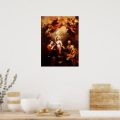 Twee tradities - de Heilige Familie - Murillo Poster (Keuken)