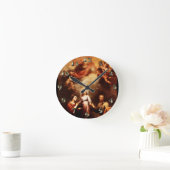 Twee tradities - de Heilige Familie - Murillo Ronde Klok (Huis)