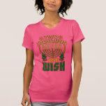 Twee tradities één Wish Hanukkah Graphic T-shirt<br><div class="desc">Viel Hanukkah met trots en humor samen met de hele familie. Dit grafisch festival maakt een perfect cadeau voor de feestdagen. Of het nu gaat om je vrouw,  buurman,  familie,  tante of neef</div>