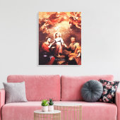 Twee trends canvas afdruk (Insitu (Woonkamer))