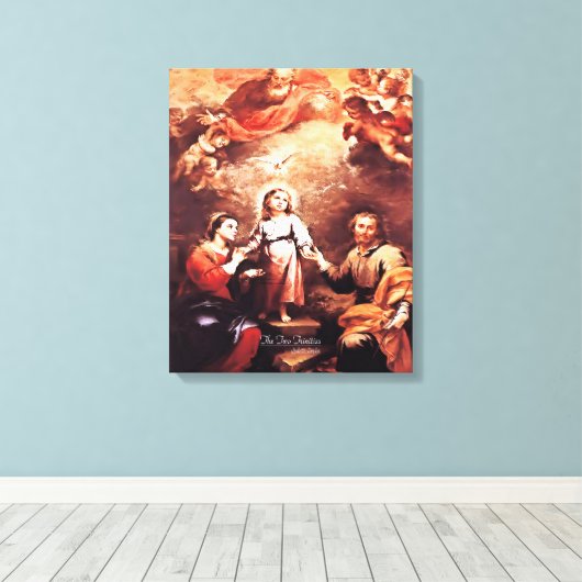 Twee trends canvas afdruk (Insitu (Houten vloer))