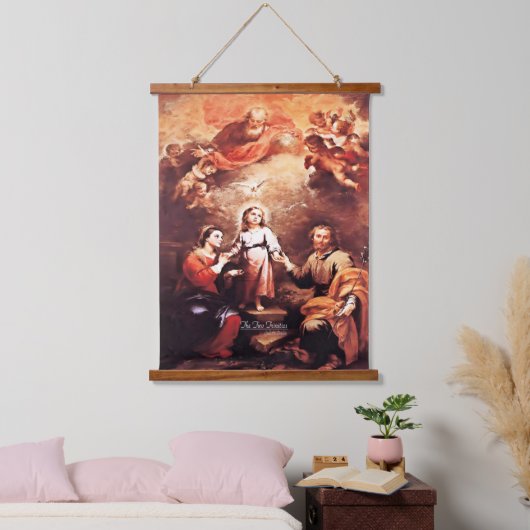 Twee trends hangend wandkleed (Slaapkamer)