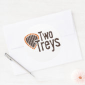 Twee Treys Circle Sticker (Envelop)