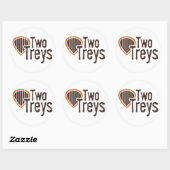 Twee Treys Circle Sticker (Vel)