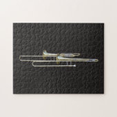 Twee trombones legpuzzel (Horizontaal)