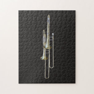 Twee trombones legpuzzel