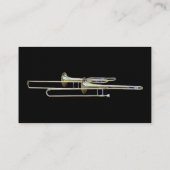 Twee trombones visitekaartje (Achterkant)