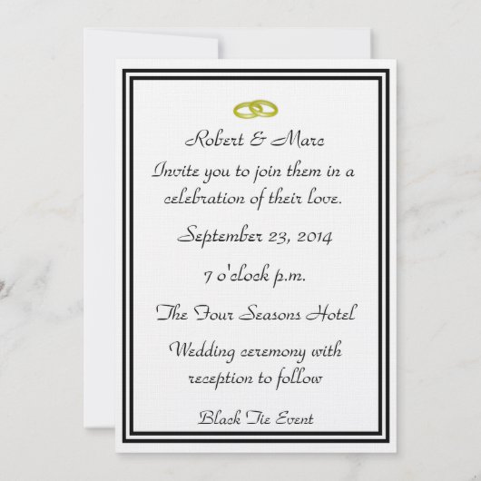 Twee trottoirs met Stropdas voor regenboogbogen Kaart (Achterkant)