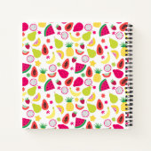 Twee-tti Fruitig 2de Verjaardagsfeestje Tutti Frut Notitieboek (Achterkant)