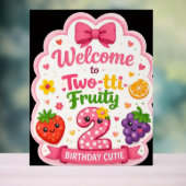 Twee-tti Fruitige Verjaardags Welkom Bord (Neutraal)