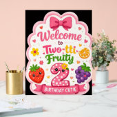 Twee-tti Fruitige Verjaardags Welkom Bord (Huwelijk)
