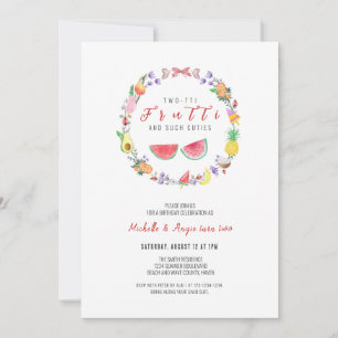 Twee-tti Fruitti Meisje Verjaardag, Zomer 2e Verja Kaart