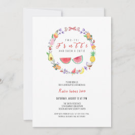 Twee-tti Fruitti Meisje Verjaardag, Zomer 2e Verja Kaart