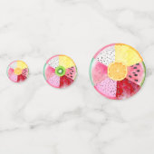 Twee-tti Fruitti Tutti Tropische Verjaardag Confetti (Achterkanten)